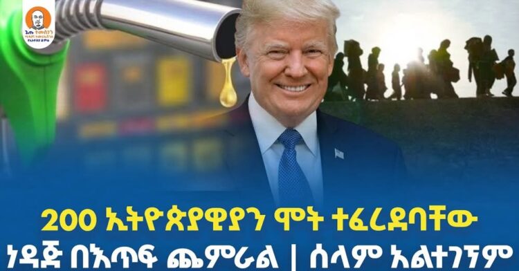 #Ethiopia  | 200 ኢትዮጵያዊያን ሞት ተፈረደባቸው | ነዳጅ በእጥፍ ጨምራል | ሰላም አልተገኘም