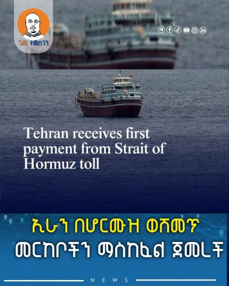 ኢራን በሆርሙዝ ወሽመጥ መርከቦችን ማስከፈል ጀመረች