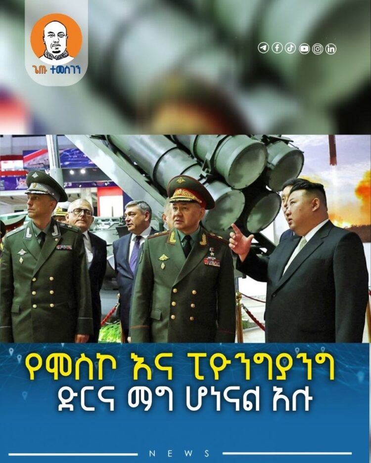 የሞስኮ እና ፒዮንግያንግ ድርና ማግ ሆነናል አሉ