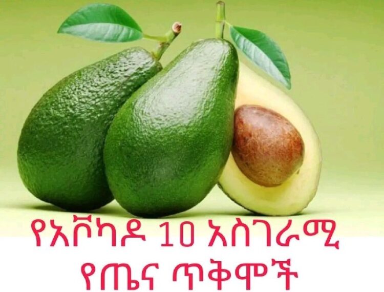 #ጤናመረጃ10 አስገራሚ የአቮካዶ የጤና ጥቅሞች!አቮካዶን መመገብ ከሚያስገኛቸው ብዙ ጥቅሞች ዋነኞቹን እናያለን።1) የደም ግፊት…