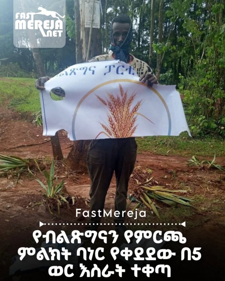 የብልጽግናን የምርጫ ምልክት ባነር የቀደደው በ5 ወር እስራት ተቀጣ