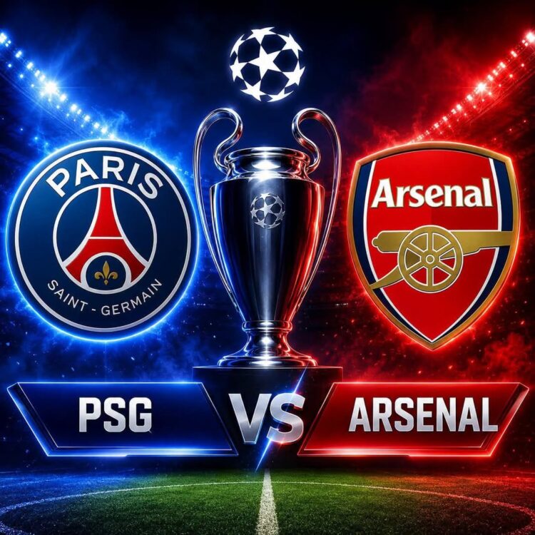 66″ PSG 1 – 1 ARSENAL