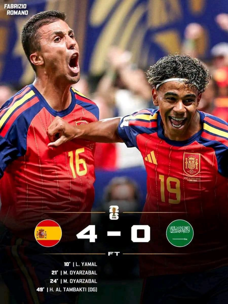 ስፔን ሳዑዲ አረቢያን 4-0 በማሸነፍ ወደ ጥሎ ማለፍ ያላትን ዕድል አጠናከረች