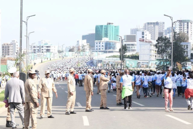 ‎ለ60 ዓመታት የታማኝነት ጉዞ በጋራ እንሩጥ!” በሚል መሪ   የ5 ኪሎ ሜትር የጎዳና ላይ ሩጫ ተካሄደ