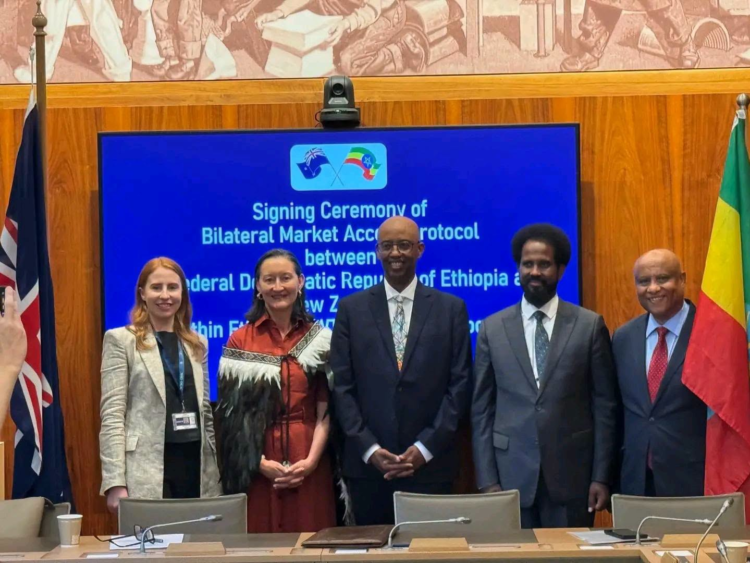 ኢትዮጵያ እና ኒውዚላንድ በWTO አባልነት ሂደት የሁለትዮሽ የገበያ ዕድል ስምምነት ተፈራረሙ