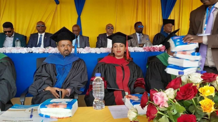 ራስ ገዝ ሊሆን የመጨረሻ ደረጃ የደረሰው ጎንደር ዩኒቨርሲቲ ተማሪዎቹን እያስመረቀ ይገኛል።