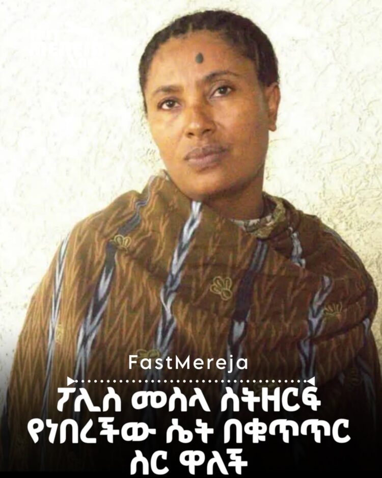ፖሊስ መስላ በፊቼ ከተማ ስትዘርፍ የነበረችው ሴት በቁጥጥር ስር ዋለች