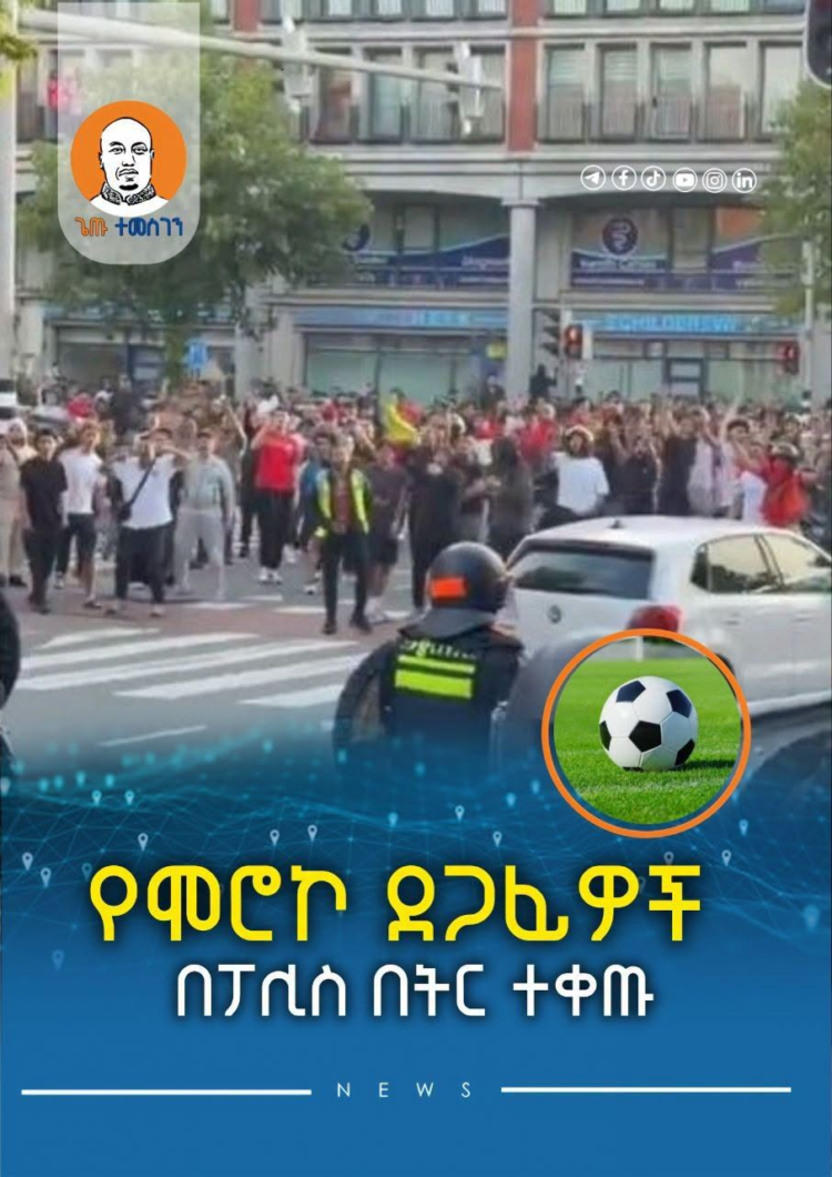 የሞሮኮ ደጋፊዎች ኔዘርላንድ ውስጥ በፖሊስ በትር ተቀጡ