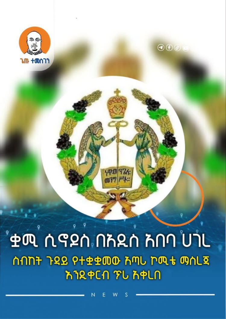 ቋሚ ሲኖዶስ በአዲስ አበባ ሀገረ ስብከት ጉዳይ የተቋቋመው አጣሪ ኮሚቴ ማስረጃ እንዲቀርብ ጥሪ አቀረበ